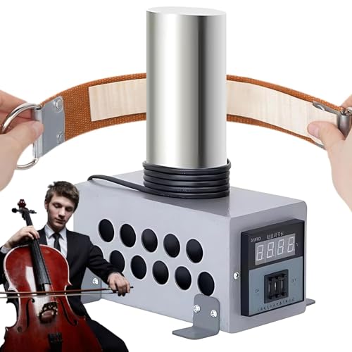 JOSBY Cello-Seitenrippen-Biegewerkzeug, Digitalanzeige-Biegelötkolben für Gitarrenbässe, 3,07 x 6,3 Zoll Eisenkopf, Temperaturbereich 0–280 °C (32–536 °F), Gitarrenbauwerkzeug, Gute Wärmeableitung von JOSBY