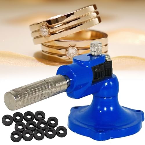 JOSBY Manueller Ringvergrößerer mit 13 Matrizen, Goldschmiedewerkzeuge für Juweliere, Werkzeug zur Ringherstellung, Ringverkleinerungs-Expander, arbeitssparendes Design, verstellbare Mutter JOSBY Manueller Ringvergrößerer mit 13 Matrizen, Goldschmiedewerkzeuge für Juweliere, Werkzeug zur Ringherstellung, Ringverkleinerungs-Expander, arbeitssparendes Design, verstellbare Mutter von JOSBY