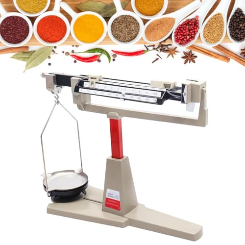 Mechanische Laborwaage, Balkenwaage mit 4 Linealen, 150-mm-Waage, Wägebereich 0,01 g–311 g, mit magnetischer Dämpfungsvorrichtung, Genauigkeit 0,01 g, keine Batterie erforderlich, für Gewürze Mechanische Laborwaage, Balkenwaage mit 4 Linealen, 150-mm-Waage, Wägebereich 0,01 g–311 g, mit magnetischer Dämpfungsvorrichtung, Genauigkeit 0,01 g, keine Batterie erforderlich, für Gewürze von JOSBY