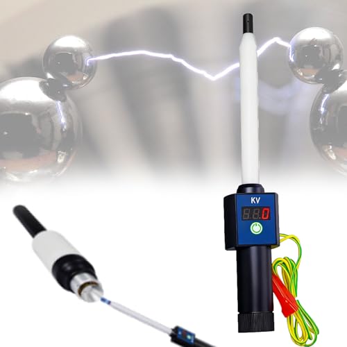 Statisches Messgerät mit digitaler LED-Anzeige, 0–100 KV Hand-Elektrostatiktester, automatische Identifizierung, Messung der negativen Elektrode, Aktualisierungen pro Sekunde, für Fasern, Garn, Stoff Statisches Messgerät mit digitaler LED-Anzeige, 0–100 KV Hand-Elektrostatiktester, automatische Identifizierung, Messung der negativen Elektrode, Aktualisierungen pro Sekunde, für Fasern, Garn, Stoff von JOSBY