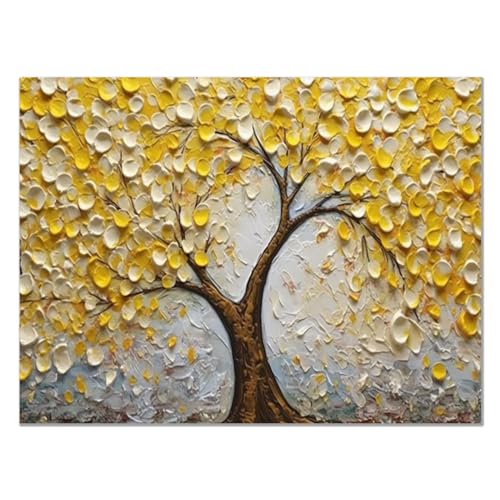 JOSUE Glücksbaum Leinwand Deko, Landschaft Braun, gelb Wand Bilder für Wohnzimmer Schlafzimmer Flur Deko -30x40cm Ungerahmt JOSUE Glücksbaum Leinwand Deko, Landschaft Braun, gelb Wand Bilder für Wohnzimmer Schlafzimmer Flur Deko -30x40cm Ungerahmt von JOSUE