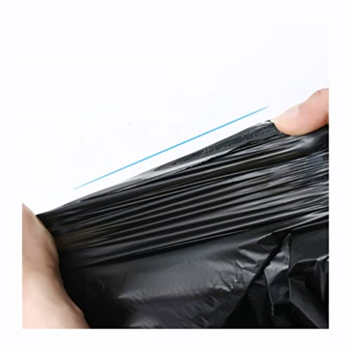 JOSUR 100 Stück Schwarze Kuriertaschen, Glatte PE-Kunststoff-Poly-Aufbewahrungstaschen, for Umschlag-Versandtaschen, Selbstklebende Kunststoffbeutel(32X45 cm) von JOSUR