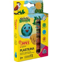 JOVI Knete PLASTILINA farbsortiert, 6 Farben je 15,0 g von JOVI