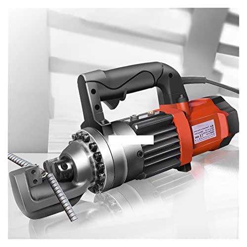 Bewehrungsbiegemaschine, RC-16A/ RC-16B Elektrischer Stahlstangenschneider Tragbare automatische Stahlstangenschneidemaschine 4-16MM Bewehrungsschneider Zum schnellen Biegen oder Richten(RC-16A) von JOXLOVER