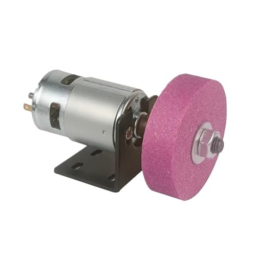 Schmuckpolierer, Kleine Schleifmaschine, Poliermaschine, Schleifmaschine, Schärfmaschine, Heim-DIY-Jade-Schmuck, Bank-Schleifwerkzeu Für Schmuck, Metall und Holz(SingleShaftPower) von JOXLOVER