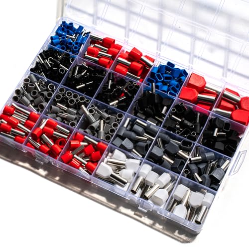 JOYELEC E/TE 555 Stück 1,5-16,0 mm² Crimpen, elektrische Kabelschuhe, enthält elektrische Klemmen, Aderendhülsen für Kabelenden, Kabelenden JOYELEC E/TE 555 Stück 1,5-16,0 mm² Crimpen, elektrische Kabelschuhe, enthält elektrische Klemmen, Aderendhülsen für Kabelenden, Kabelenden von JOYELEC