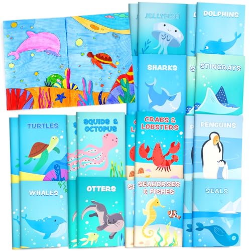 JOYIN 24-stück Ozean-Malbücher für Kinder, Großhandel Meerestiere Mini-Malbücher Aktivitätshefte für Party-Gastgeschenke Geburtstagsfeier Geschenke, Klassenraum Goodie-Tüten Füllung Jungen Mädchen JOYIN 24-stück Ozean-Malbücher für Kinder, Großhandel Meerestiere Mini-Malbücher Aktivitätshefte für Party-Gastgeschenke Geburtstagsfeier Geschenke, Klassenraum Goodie-Tüten Füllung Jungen Mädchen von JOYIN