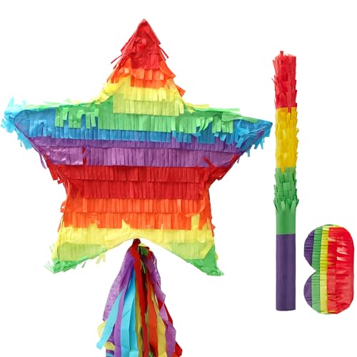 JOYIN Cinco De Mayo Star Pinata, Fiesta Party Zubehör für Fiesta Taco Party, Luau Event Foto Requisiten, Mexikanisches Thema Dekoration, Karneval Feste, Taco Dienstag Event JOYIN Cinco De Mayo Star Pinata, Fiesta Party Zubehör für Fiesta Taco Party, Luau Event Foto Requisiten, Mexikanisches Thema Dekoration, Karneval Feste, Taco Dienstag Event von JOYIN