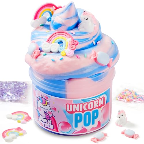 JOYIN Kaugummi-Einhorn-Schleim, Butter Schleim Partygeschenke, Nicht Klebrig, Sauber, Stressabbau, Fluffy Schleim für Mädchen und Jungen, Kindergeburtstag Mitgebsel Set JOYIN Kaugummi-Einhorn-Schleim, Butter Schleim Partygeschenke, Nicht Klebrig, Sauber, Stressabbau, Fluffy Schleim für Mädchen und Jungen, Kindergeburtstag Mitgebsel Set von JOYIN