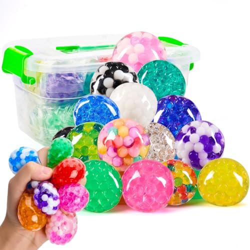 JOYIN Mini Stressbälle, Random 9 Pack Fidget Stress Ball für Erwachsene, Squishy Stress Relief Bälle, Antistress bälle, Squeeze Bälle, Mitgebsel Kindergeburtstag, Valentinstag Party Favors JOYIN Mini Stressbälle, Random 9 Pack Fidget Stress Ball für Erwachsene, Squishy Stress Relief Bälle, Antistress bälle, Squeeze Bälle, Mitgebsel Kindergeburtstag, Valentinstag Party Favors von JOYIN