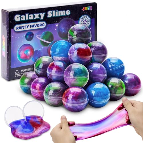 JOYIN Slime Kit(Grün), 24 Pack Galaxy Slime Ball Partygeschenke –Fluffy, Nicht klebrig, schmutzfrei, streßabbauend, Schleim Kits für Mädchen und Jungen – Kindergeburtstag Mitgebsel Set JOYIN Slime Kit(Grün), 24 Pack Galaxy Slime Ball Partygeschenke –Fluffy, Nicht klebrig, schmutzfrei, streßabbauend, Schleim Kits für Mädchen und Jungen – Kindergeburtstag Mitgebsel Set von JOYIN