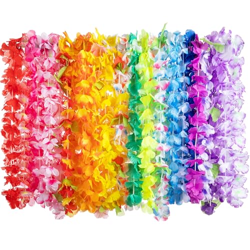 JOYIN 12 Stücke Hawaii Blumenketten Hawaiikette Halskette, Tropische Luau Blumen Lei für Kleid, Hawaii Party Mallorca Deko Geburtstagsparty-Zubehör JOYIN 12 Stücke Hawaii Blumenketten Hawaiikette Halskette, Tropische Luau Blumen Lei für Kleid, Hawaii Party Mallorca Deko Geburtstagsparty-Zubehör von JOYIN