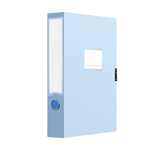 JOYLYJOME A4 Premium Archivbox,10 Verpackungen,Geeignet Zum Aufbewahren Von Dokumenten, Retro Farbe, Wasse Und StaubdichtA4 Premium Archivbox ,75mm,Blau von JOYLYJOME