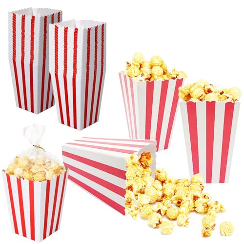 Popcorn-Boxen, Popcorn-Tüten, kleine Süßigkeitenbehälter, Süßigkeitenboxen, Papier-Popcorn-Tüten, Papp-Snackboxen für Party-Snacks, Süßigkeiten, Popcorn-Geschenktüten, Weihnachten (Rot, 15 Stück) Popcorn-Boxen, Popcorn-Tüten, kleine Süßigkeitenbehälter, Süßigkeitenboxen, Papier-Popcorn-Tüten, Papp-Snackboxen für Party-Snacks, Süßigkeiten, Popcorn-Geschenktüten, Weihnachten (Rot, 15 Stück) von JOYSKY