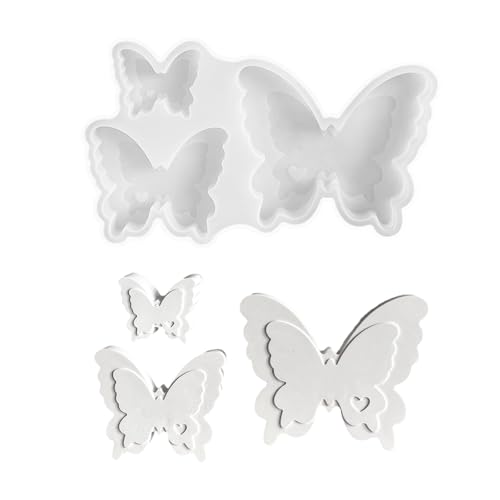 JOZMMZEOOA Silikonformen Gießformen,Schmetterling Gipsformen zum Gießen 3 Größen Silikon Gießform Ostern Gibs Gießform Epoxidharz Formen Ostern,für DIY Bastelarbeiten,Gips Kerzen Ostern Handwerk JOZMMZEOOA Silikonformen Gießformen,Schmetterling Gipsformen zum Gießen 3 Größen Silikon Gießform Ostern Gibs Gießform Epoxidharz Formen Ostern,für DIY Bastelarbeiten,Gips Kerzen Ostern Handwerk von JOZMMZEOOA