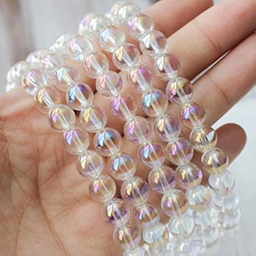 JP_BEADS 8 mm Angel Aura Quarz Perlen A Qualität Natürlicher Edelstein Opal Aura Perle Sparkle Beads JP_BEADS 8 mm Angel Aura Quarz Perlen A Qualität Natürlicher Edelstein Opal Aura Perle Sparkle Beads von JP_BEADS