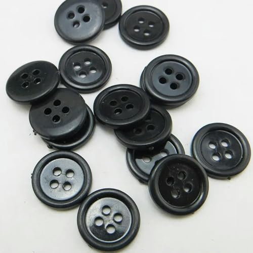 10 mm ~ 38 mm farbige Kunststoffknöpfe für Hemden, Dekoration, Mantel, Nähen, Kleidung, Zubehör, Kleidung, P-112, schwarz, 38 mm, 10 Stück 10 mm ~ 38 mm farbige Kunststoffknöpfe für Hemden, Dekoration, Mantel, Nähen, Kleidung, Zubehör, Kleidung, P-112, schwarz, 38 mm, 10 Stück von JPWNVF