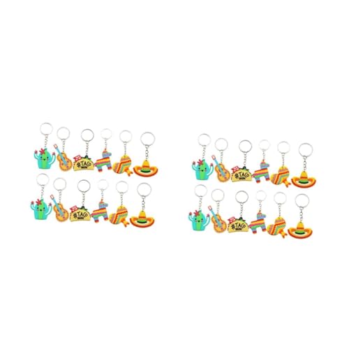 24 PCs Schlüsselkette einzigartige Dekoration Schlüssel Ketten Concelaer Ornamente Keychain Mexikanische Party bevorzugt Taco Keyrings Geldbörse Charms Creative Keyring Rucksack Hanging Decor PVC 24 PCs Schlüsselkette einzigartige Dekoration Schlüssel Ketten Concelaer Ornamente Keychain Mexikanische Party bevorzugt Taco Keyrings Geldbörse Charms Creative Keyring Rucksack Hanging Decor PVC von JPXXFM