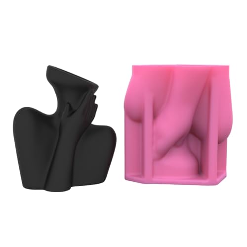 Humankörperförmige Vase -Harzformen für Epoxidharz Home Dekoration Keramik -Tonformen für Blumenpots Vase -Handwerk von JPXXFM