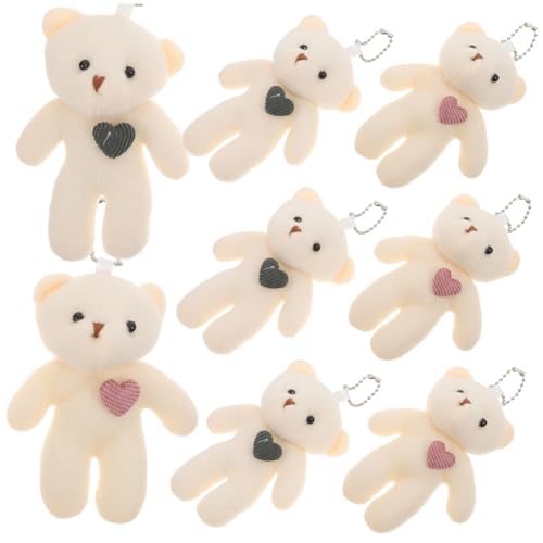 JPXXFM 8pcs niedlich Herzbär Keychain Tiny Plüschgefüllte Tiere für Duschen Geburtstagsfeiern Taschen Accessoires für Paare und Freunde vorhanden JPXXFM 8pcs niedlich Herzbär Keychain Tiny Plüschgefüllte Tiere für Duschen Geburtstagsfeiern Taschen Accessoires für Paare und Freunde vorhanden von JPXXFM