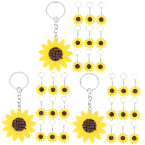 JPXXFM Sonnenblumen-Schlüsselanhänger, lebendiger Metalltaschen-Anhänger für Schlüsselrücken, Dekorationen, Geschenk für Sonnenblumen jeden Alters JPXXFM Sonnenblumen-Schlüsselanhänger, lebendiger Metalltaschen-Anhänger für Schlüsselrücken, Dekorationen, Geschenk für Sonnenblumen jeden Alters von JPXXFM