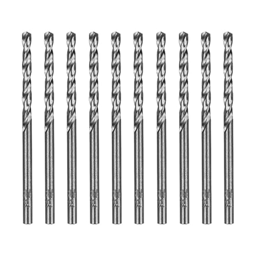 10pcs 3mm Holzspiralbohrer mit Zentrierspitze, Kobaltbohrer, Hss-Bohrer, M35 Hss Gold Kobalt Jobber Bohrer metrischer Schnellarbeitsstahl zum Bohren von Edelstahl und Hartmetall, Gusseisen, Kupfer von JRSHIRLEYLTD