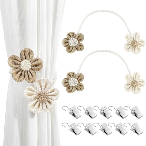 2 Stück Vorhang Raffhalter Gardinenband, Niedlich Bär Blumen Gardinen Clips Vorhanghalter, Vorhanghalter Seil,Duschvorhang Rückhalter,Gardinen Seil für Haus Kinderzimmer Deko (mit Vorhanghakenclip) 2 Stück Vorhang Raffhalter Gardinenband, Niedlich Bär Blumen Gardinen Clips Vorhanghalter, Vorhanghalter Seil,Duschvorhang Rückhalter,Gardinen Seil für Haus Kinderzimmer Deko (mit Vorhanghakenclip) von JRSHIRLEYLTD