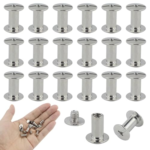 20 Satz Chicagoer Buchschrauben, Chicagoer Schraubenpfosten, Buchbindereischrauben, Nagelnietknopf für Taschen, Bücher 20 Satz Chicagoer Buchschrauben, Chicagoer Schraubenpfosten, Buchbindereischrauben, Nagelnietknopf für Taschen, Bücher von JRSHIRLEYLTD