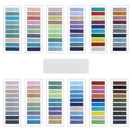 2400 Stück Haftnotizen,12 Stile Transparent Haftstreifen Sticky Notes, Bunt Notizzettel,Klebezettel Klein,Wasserdicht Page Marker,Aesthetic Haftmarker Book Tabs, mit 1 Set Transparente Haftnotizen 2400 Stück Haftnotizen,12 Stile Transparent Haftstreifen Sticky Notes, Bunt Notizzettel,Klebezettel Klein,Wasserdicht Page Marker,Aesthetic Haftmarker Book Tabs, mit 1 Set Transparente Haftnotizen von JRSHIRLEYLTD