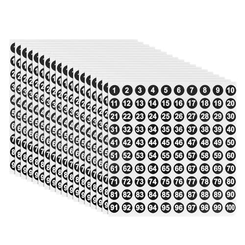 28 Blatt Zahlen Aufkleber,10 mm Nummerierte Aufkleber,Klebezahlen Selbstklebende,Nummer Aufkleber Schwarz Zahlen,Vinyl-Nummernaufkleberzum Aufkleben für Büro 28 Blatt Zahlen Aufkleber,10 mm Nummerierte Aufkleber,Klebezahlen Selbstklebende,Nummer Aufkleber Schwarz Zahlen,Vinyl-Nummernaufkleberzum Aufkleben für Büro von JRSHIRLEYLTD