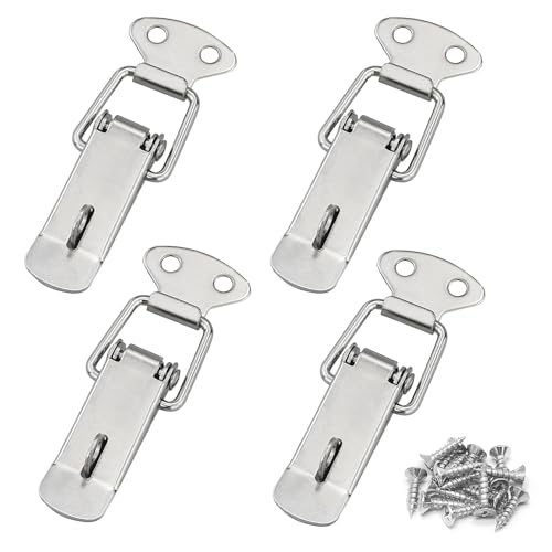 4 StüCk Edelstahl-Spannverschluss Mit Schrauben, Schubladenschloss, 72 Mm Hebelverschluss, Feder-Knebelverschluss, Haspe, Klemmclip, Kastenverschluss, Kappenschloss FüR Werkzeugkastenschublade 4 StüCk Edelstahl-Spannverschluss Mit Schrauben, Schubladenschloss, 72 Mm Hebelverschluss, Feder-Knebelverschluss, Haspe, Klemmclip, Kastenverschluss, Kappenschloss FüR Werkzeugkastenschublade von JRSHIRLEYLTD