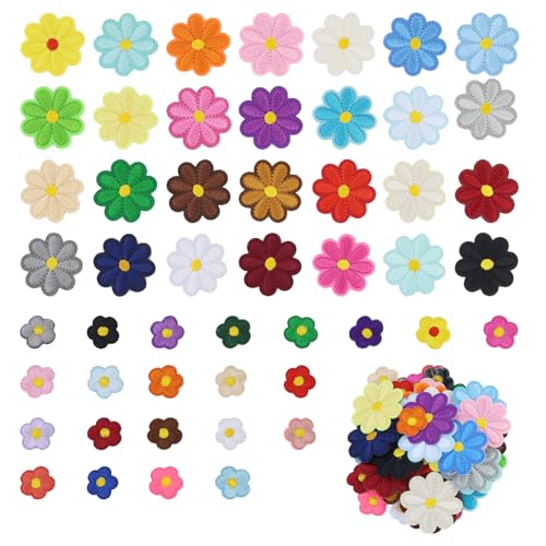 50 Stück Blume Patches zum Aufbügeln mit Aufbewahrungsbox, Flicken Bestickte Aufnäher zum Aufbügeln Kinder Erwachsene, Bügelbilder für Textilien, Bügelflicken für Hut Jeans Kleidung DIY-Zubehör 50 Stück Blume Patches zum Aufbügeln mit Aufbewahrungsbox, Flicken Bestickte Aufnäher zum Aufbügeln Kinder Erwachsene, Bügelbilder für Textilien, Bügelflicken für Hut Jeans Kleidung DIY-Zubehör von JRSHIRLEYLTD
