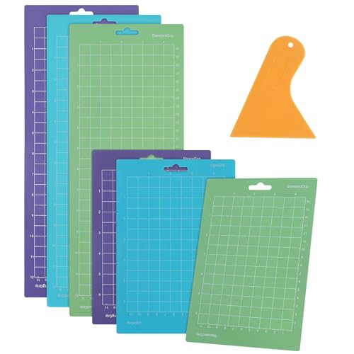 6 Stück Schneidematte für Cricut Joy Xtra,2 Größe Variety Grip Ersatz Matte,Schneidematte,Papier, Vinylfolie, PlotterSchneide mit Raster flexibel und haltba 6 Stück Schneidematte für Cricut Joy Xtra,2 Größe Variety Grip Ersatz Matte,Schneidematte,Papier, Vinylfolie, PlotterSchneide mit Raster flexibel und haltba von JRSHIRLEYLTD