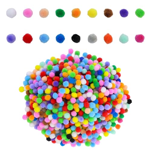 Petits Pompons Loisirs Creatifs 1000 Pièces, 10mm Diamètre, Mini Boules De Feutre Boules Moelleuses Multicolores, Enfant DIY Artisanat Fabrication Créatif Décoration, Projets Scolaires et d'artisanat Petits Pompons Loisirs Creatifs 1000 Pièces, 10mm Diamètre, Mini Boules De Feutre Boules Moelleuses Multicolores, Enfant DIY Artisanat Fabrication Créatif Décoration, Projets Scolaires et d'artisanat von JRSHIRLEYLTD