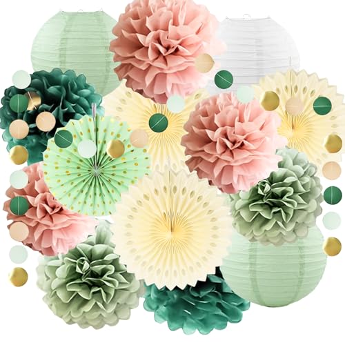 Salbeigrün Rosa Party Deko Olivgrün Seidenpapier Pompons Creme Papierlaterne Papierfächer Papier Girlande für Hochzeit Dekorationen Brautparty Babyparty Geburtstagsdeko Salbeigrün Rosa Party Deko Olivgrün Seidenpapier Pompons Creme Papierlaterne Papierfächer Papier Girlande für Hochzeit Dekorationen Brautparty Babyparty Geburtstagsdeko von JRSHIRLEYLTD