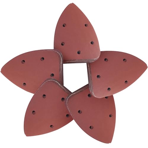 Schleifpads für Detailschleifer,140 mm,90 Stück,staubfrei,5-Loch-Schleifpapier,dreieckig,Schleifpads für Mouse-Schleifblätter, Klettverschluss,sortiert,Körnung 40/60/80/100/120/180/240/320/400/800 Schleifpads für Detailschleifer,140 mm,90 Stück,staubfrei,5-Loch-Schleifpapier,dreieckig,Schleifpads für Mouse-Schleifblätter, Klettverschluss,sortiert,Körnung 40/60/80/100/120/180/240/320/400/800 von JRSHIRLEYLTD