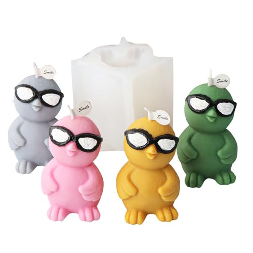 JS MOLD Augen Happy Huhn Kerze Silikonform,DIY Tier Kerzengießformen,3D Silikonform Kerze Kerzenform Silikon,Ostertier Huhn Silikonform für DIY Seife, Kerzen, Haus Dekoration JS MOLD Augen Happy Huhn Kerze Silikonform,DIY Tier Kerzengießformen,3D Silikonform Kerze Kerzenform Silikon,Ostertier Huhn Silikonform für DIY Seife, Kerzen, Haus Dekoration von JS MOLD