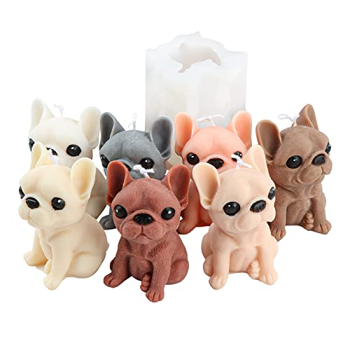 JS MOLD Hund Gießform Silikon Kerzengießform 3D Französische Bulldogge Silikonform DIY Silikon Kerzenform,Silikonform Epoxidharz Tiere für Schokolade,Fondant, Kuchendekoration, Seife, Kerze JS MOLD Hund Gießform Silikon Kerzengießform 3D Französische Bulldogge Silikonform DIY Silikon Kerzenform,Silikonform Epoxidharz Tiere für Schokolade,Fondant, Kuchendekoration, Seife, Kerze von JS MOLD