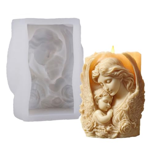 JS MOLD Kerzenform Silikonform,3D Kerzenform Figuren Umarmen Silikonformen,Kerzen Silikonform Gießform Silikonform für die Heimdekoration (LZ-1014) von JS MOLD