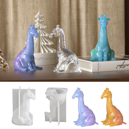 JS MOLD Silikonform Kerzenhalter,Gießformen Beton Silikon Kerzenhalter, Resin Silikonform Tablett,Gipsformen zum Gießen,DIY Kerzen Formen,Kerzenform Silikon,Kerzenformen Zum Gießen Set (Q02) von JS MOLD