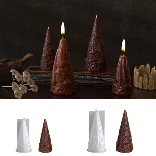 JS MOLD Silikonform Kerzenhalter,Gießformen Beton Silikon Kerzenhalter, Resin Silikonform Tablett,Gipsformen zum Gießen,DIY Kerzen Formen,Kerzenform Silikon,Kerzenformen Zum Gießen Set (Q04) von JS MOLD