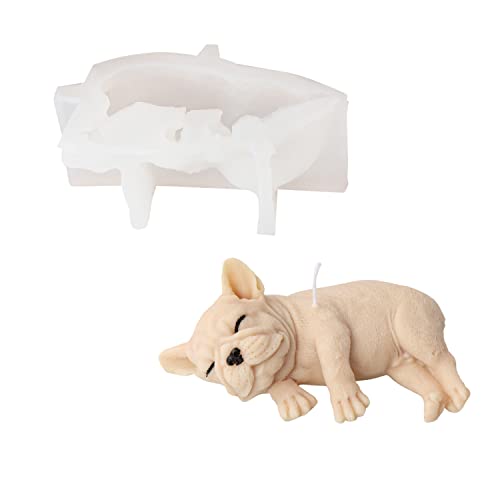 JS MOLD Silikonform Tiere 3D, Golden Retriever Shar Pei Form Silikon Seifengießform,Hund Kerze Silikonform,Tier Gießformen Silikon, für Kuchen, Seifen, Fondant Kuchen Dekoration (Shar Pei 6) von JS MOLD