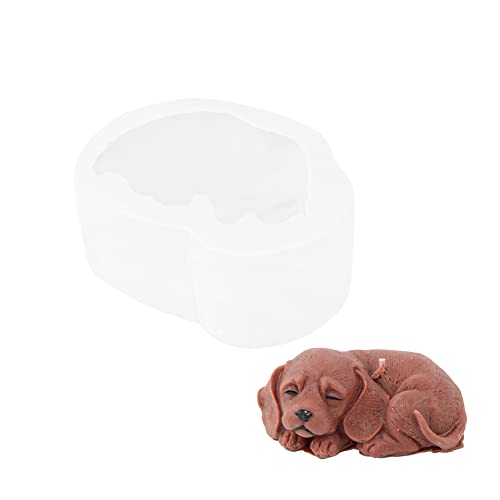 JS MOLD Silikonform Tiere 3D, Katzen Form Silikon Seifengießform,Tier Gießformen Silikon,Hund Kerze Silikonform,Epoxidharz Formen für Kuchen, Seifen, Fondant Kuchen Dekoration Form (1#) von JS MOLD