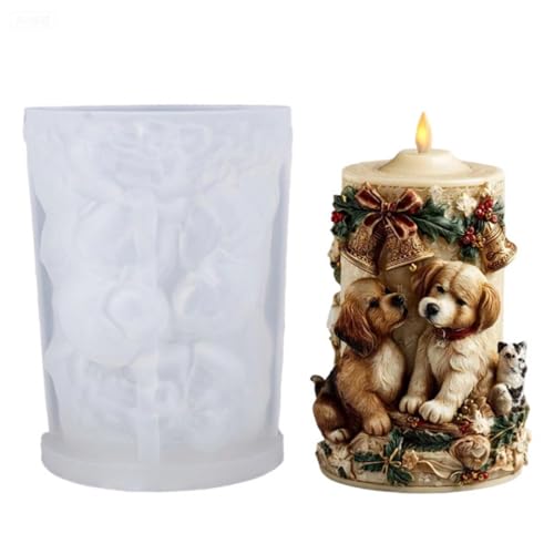 JS MOLD Weihnachten Kerzenform Silikon,3D Haustierglocken-Kerzen-Silikonform,Silikon Gießform Kerzenform, Kerzen Selber Machen Weihnachten,Weihnachtsdeko Silikonform JS MOLD Weihnachten Kerzenform Silikon,3D Haustierglocken-Kerzen-Silikonform,Silikon Gießform Kerzenform, Kerzen Selber Machen Weihnachten,Weihnachtsdeko Silikonform von JS MOLD