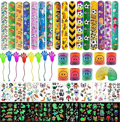Mitgebsel Kleinspielzeug Set, Schnapparmband Kinder/Tattoo Kinder /Regenbogenspirale Kindergeburtstag Mitgebsel Set Party Favor Spielzeug Pinata Füllstoffe Beutel Karnevalspreise Mitgebsel Kleinspielzeug Set, Schnapparmband Kinder/Tattoo Kinder /Regenbogenspirale Kindergeburtstag Mitgebsel Set Party Favor Spielzeug Pinata Füllstoffe Beutel Karnevalspreise von JSAN