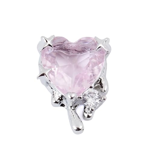 Bezaubernde 3D Bogen Herz Und Schmetterlingsketten Zirkonnagel Charme Lovely Manicures Nails Kunstdekoration von JSGHGDF