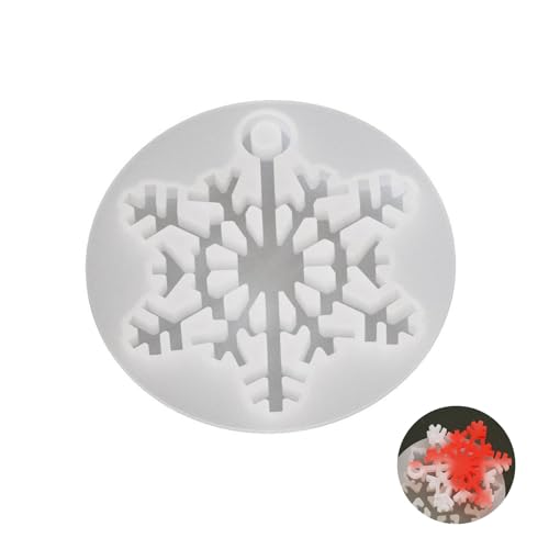 Epoxidharz Schneeflockenformen Für Schmuck Basteln Weiche Silikonform Für Ohrringe Halskette Und Schlüsselbund Anhänger Erstellung von JSGHGDF