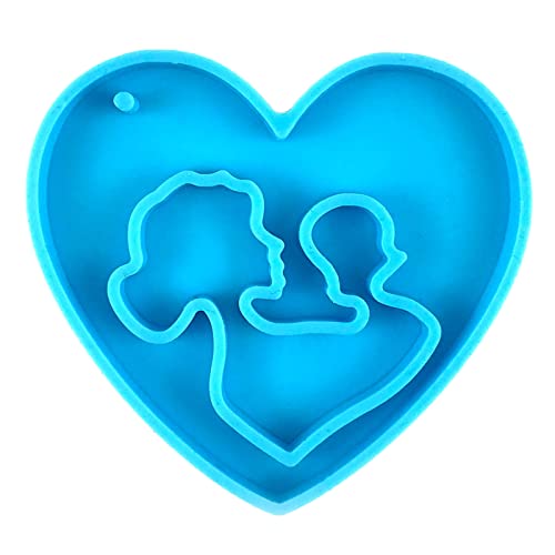 Glänzende Silikonharz-Formen für Baby und Mutter, Schlüsselanhänger, Spielzeug, Anhänger, Schmuck, Epoxidharz, Bastelformen Glänzende Silikonharz-Formen für Baby und Mutter, Schlüsselanhänger, Spielzeug, Anhänger, Schmuck, Epoxidharz, Bastelformen von JSGHGDF