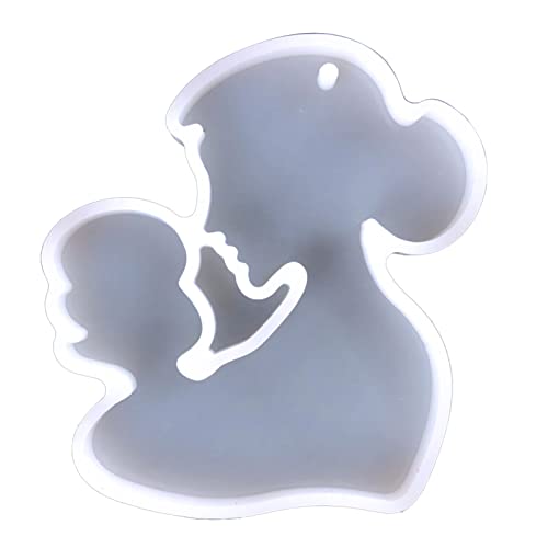 Glänzende Silikonharz-Formen für Baby und Mutter, Schlüsselanhänger, Spielzeug, Anhänger, Schmuck, Epoxidharz, Bastelformen Glänzende Silikonharz-Formen für Baby und Mutter, Schlüsselanhänger, Spielzeug, Anhänger, Schmuck, Epoxidharz, Bastelformen von JSGHGDF