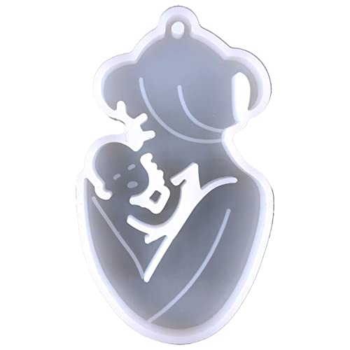 Glänzende Silikonharz-Formen für Baby und Mutter, Schlüsselanhänger, Spielzeug, Anhänger, Schmuck, Epoxidharz, Bastelformen Glänzende Silikonharz-Formen für Baby und Mutter, Schlüsselanhänger, Spielzeug, Anhänger, Schmuck, Epoxidharz, Bastelformen von JSGHGDF
